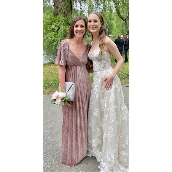 sachin and babi light blue dress Evening Wear Dresses Near Me Long Formal Sleeveless Empire Waist Prom Dress  DressOutlet